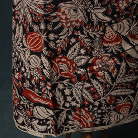 Multicolor - Kalamkari Printed Cotton 2pc Unstitched Dress Material Kurta Set 06