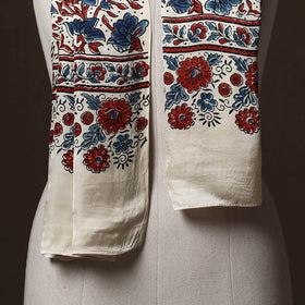 Kutch Bandhani Tie-Dye Ajrakh Block Print Modal Silk Stole 18