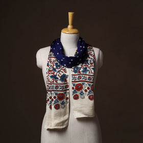 Kutch Bandhani Tie-Dye Ajrakh Block Print Modal Silk Stole 18