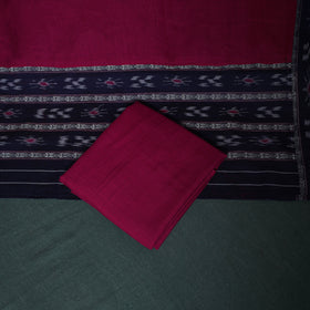 Sambalpuri Ikat Cotton 3pc Unstitched Dress Material Suit Set 22