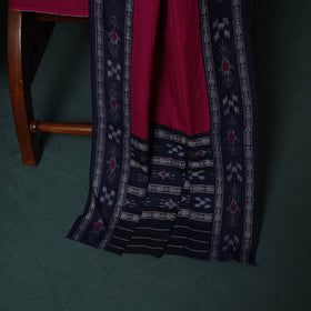 Sambalpuri Ikat Cotton 3pc Unstitched Dress Material Suit Set 23