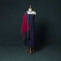 Sambalpuri Ikat Cotton 3pc Unstitched Dress Material Suit Set 24