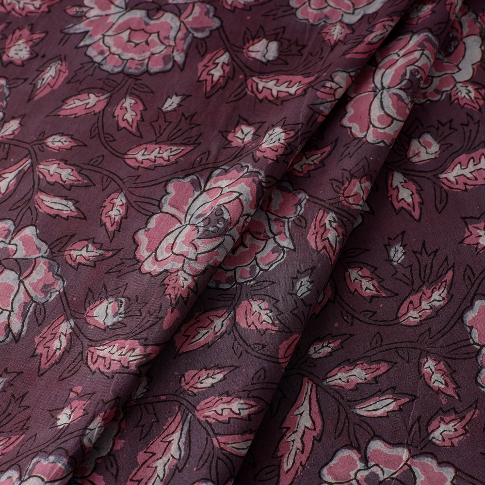 Block Printed Cotton Jahota Fabric 09