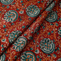 Block Printed Cotton Kalamkari Bagru Fabric 18