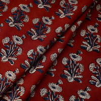 Block Printed Cotton Kalamkari Bagru Fabric 20