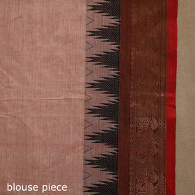 Pink Kandangi Chettinad Cotton Saree with Border