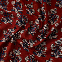 Block Printed Cotton Kalamkari Bagru Fabric 20