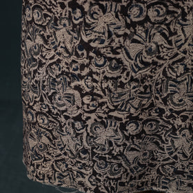 Pedana Hand Block Print Natural Dyed Cotton Kalamkari 2pc Unstitched Dress Material Kurta Set 04
