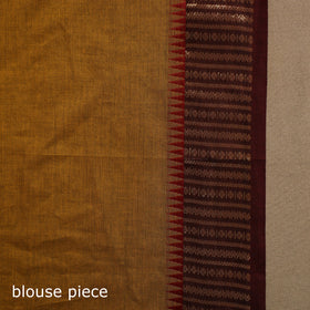 Brown Kandangi Chettinad Cotton Saree with Border