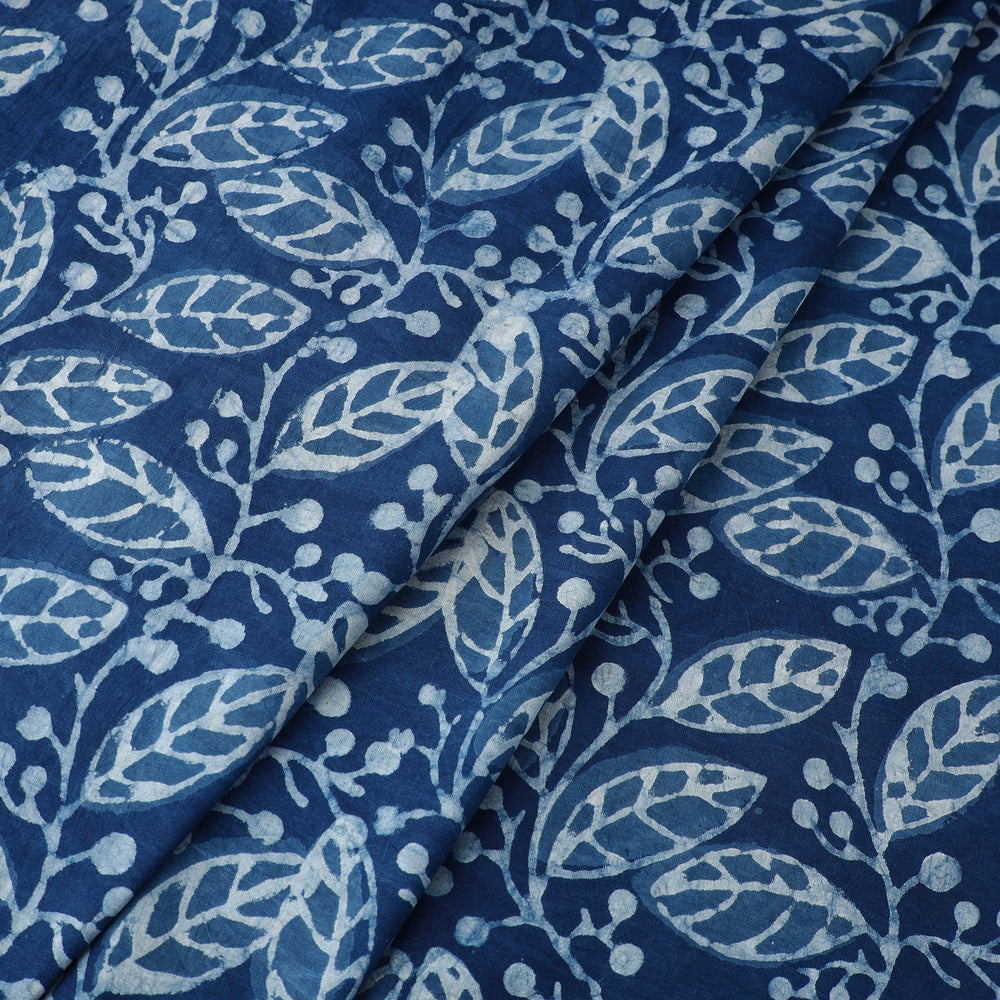 Natural Dyed Cotton Bindaas Block Print Fabric 02