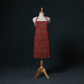 Red - Ajrakh Hand Block Print Cotton Apron with Pocket 02