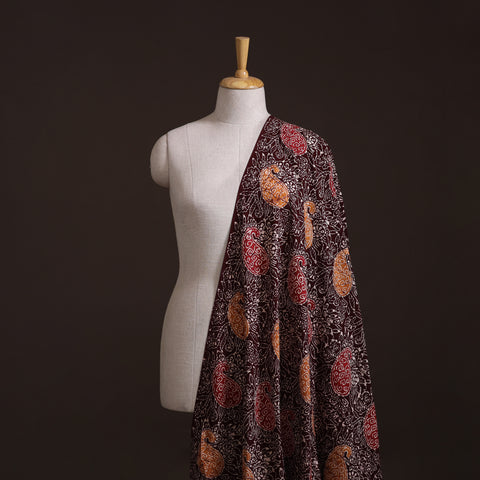 Brown - Hand Batik Indonesian Style Print Cotton Fabric 03
