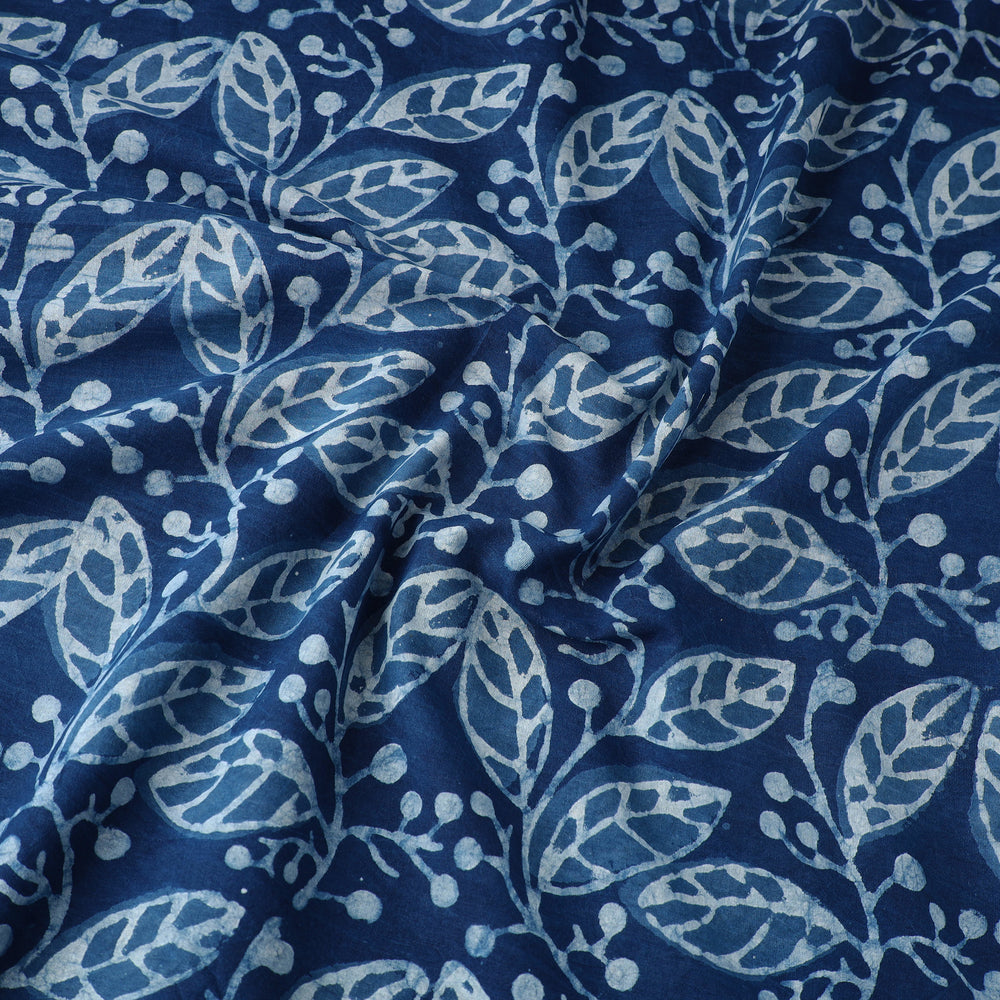 Natural Dyed Cotton Bindaas Block Print Fabric 02