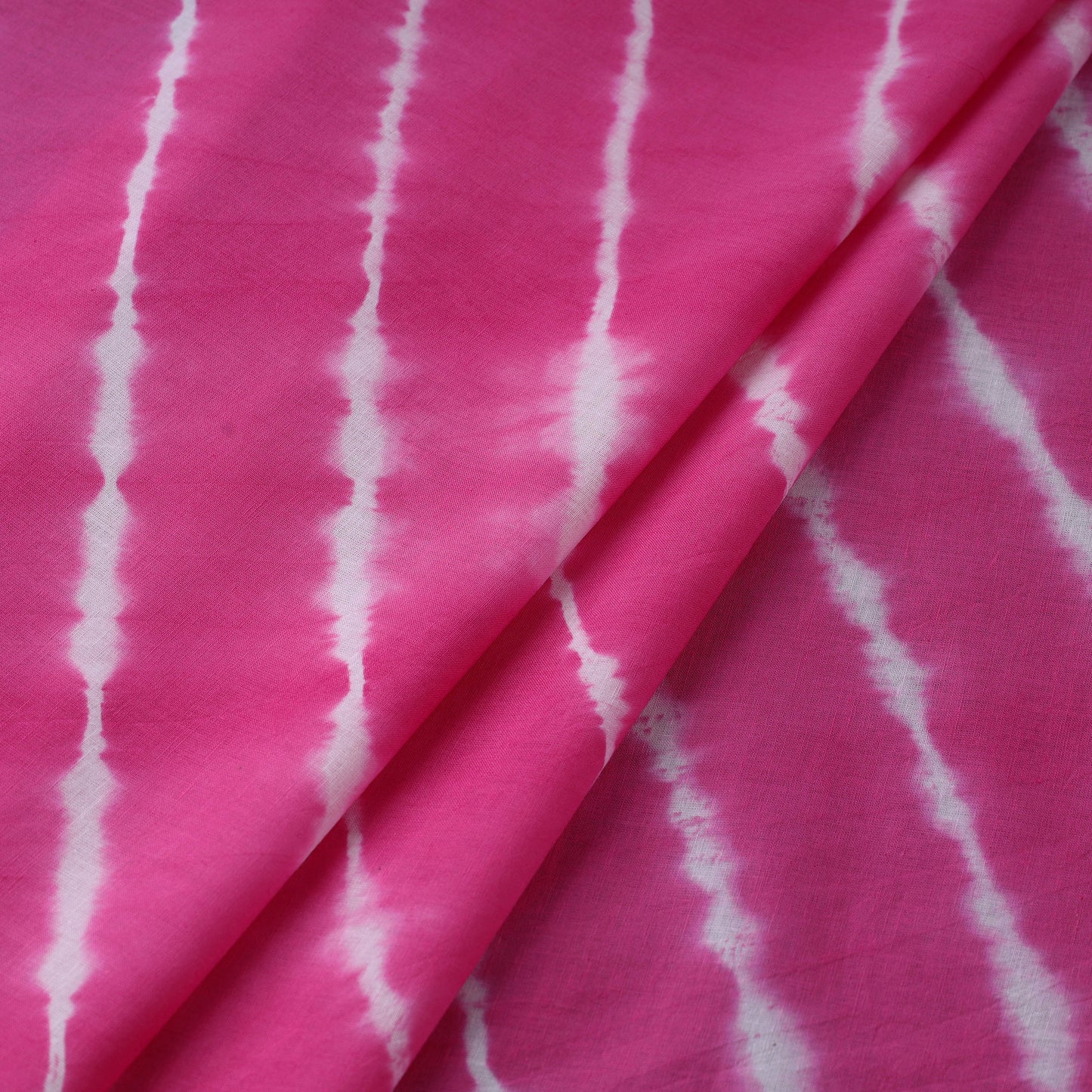 Pink - Shibori Tie-Dye Cotton Fabric 04