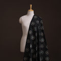 Black - Hand Batik Indonesian Style Print Cotton Fabric 05