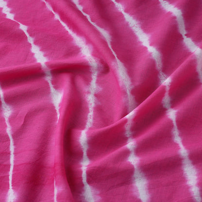 Pink - Shibori Tie-Dye Cotton Fabric 04