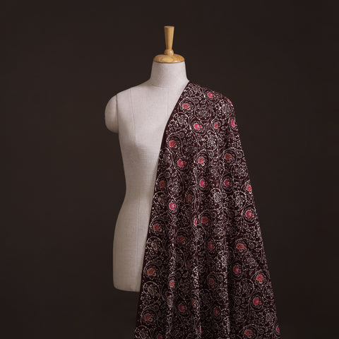Brown - Hand Batik Indonesian Style Print Cotton Fabric 06