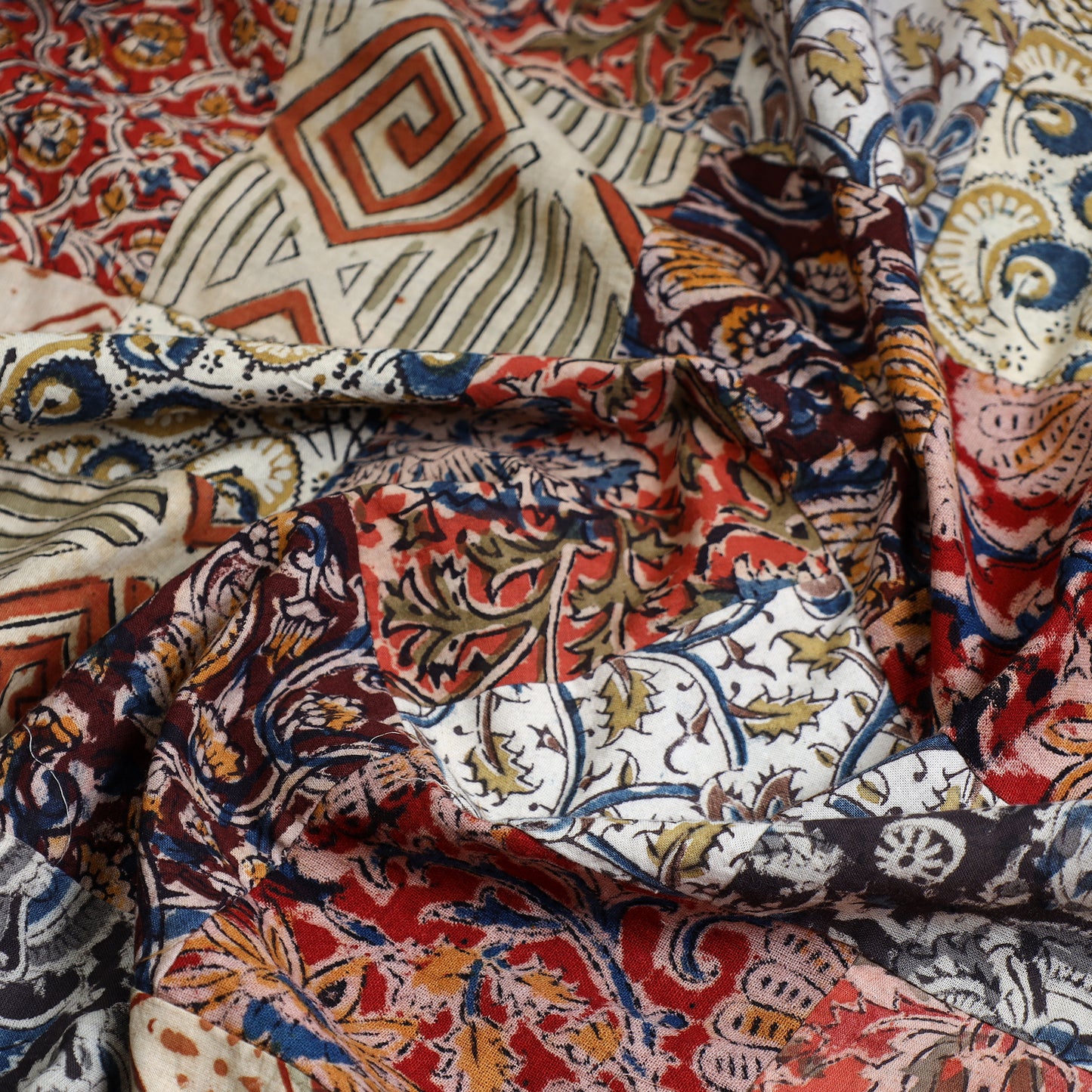 Kalamkari Patchwork Kurta Material