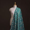Green - Hand Batik Indonesian Style Print Cotton Fabric 07