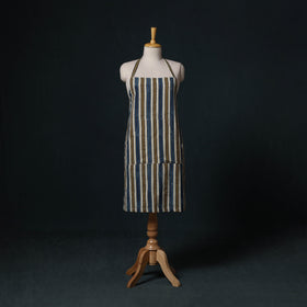 Multicolor - Ajrakh Hand Block Print Cotton Apron with Pocket 01