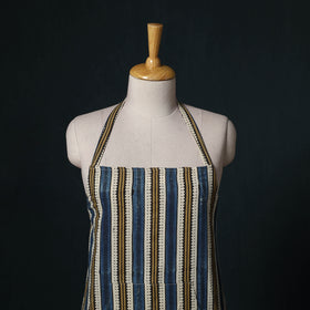 Multicolor - Ajrakh Hand Block Print Cotton Apron with Pocket 01