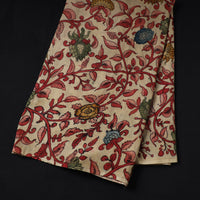 Silk Handpainted Srikalahasti Pen Kalamkari Fabric 04