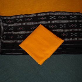 Sambalpuri Ikat Cotton 3pc Unstitched Dress Material Suit Set 34
