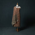 Pedana Hand Block Print Natural Dyed Cotton Kalamkari 2pc Unstitched Dress Material Kurta Set 11