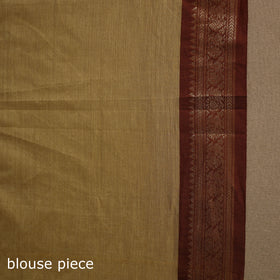 Yellow - kandangi chettinad cotton saree with border 19