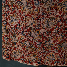 Pedana Hand Block Print Natural Dyed Cotton Kalamkari 2pc Unstitched Dress Material Kurta Set 13