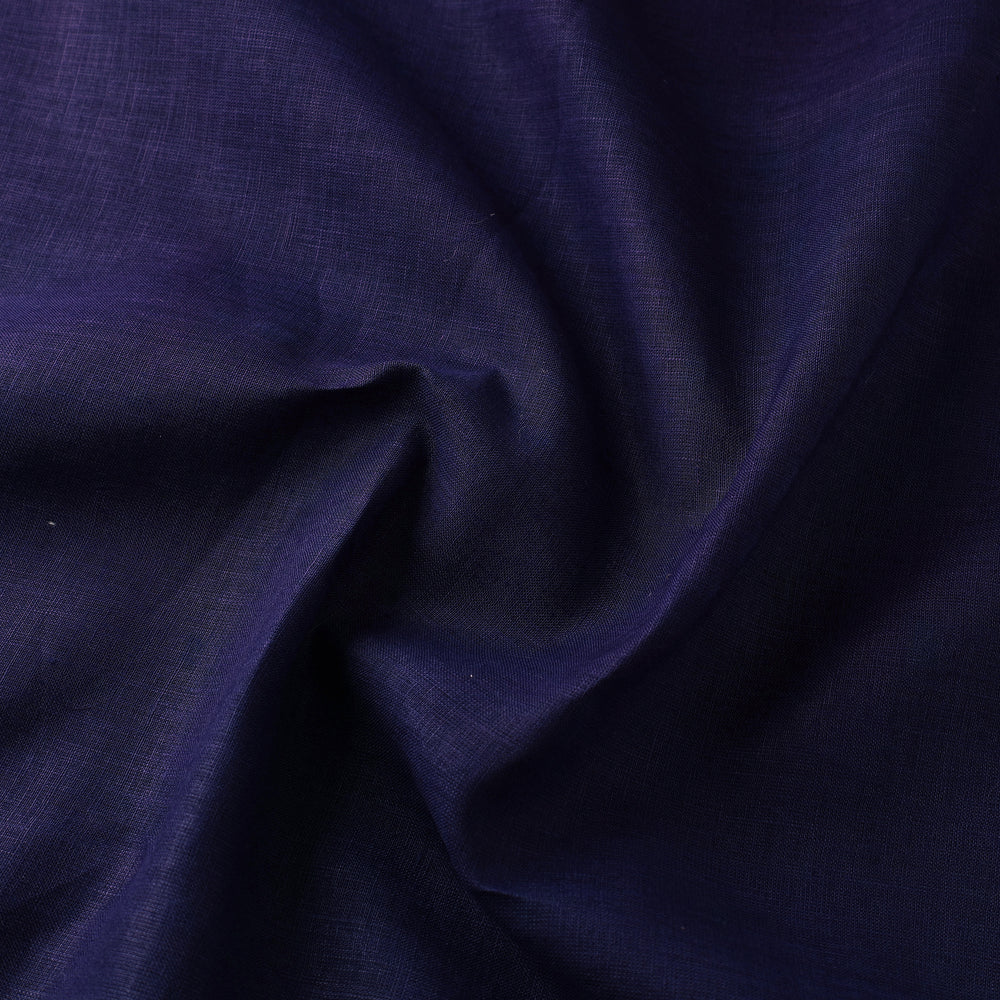 Blue - Handloom Pure Linen Bhagalpuri Fabric 12