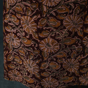 Pedana Hand Block Print Natural Dyed Cotton Kalamkari 2pc Unstitched Dress Material Kurta Set 16