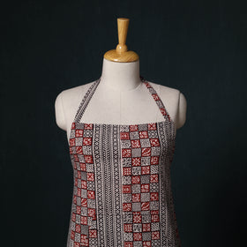 Multicolor - Bagh Hand Block Print Cotton Apron with Pocket 13