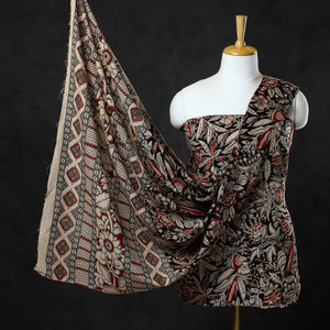 2pc Cotton Kalamkari Print Dress Material Set 12