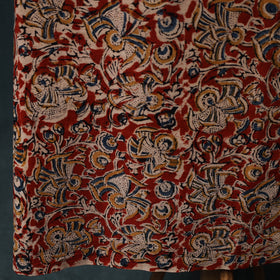 Pedana Hand Block Print Natural Dyed Cotton Kalamkari 2pc Unstitched Dress Material Kurta Set 17