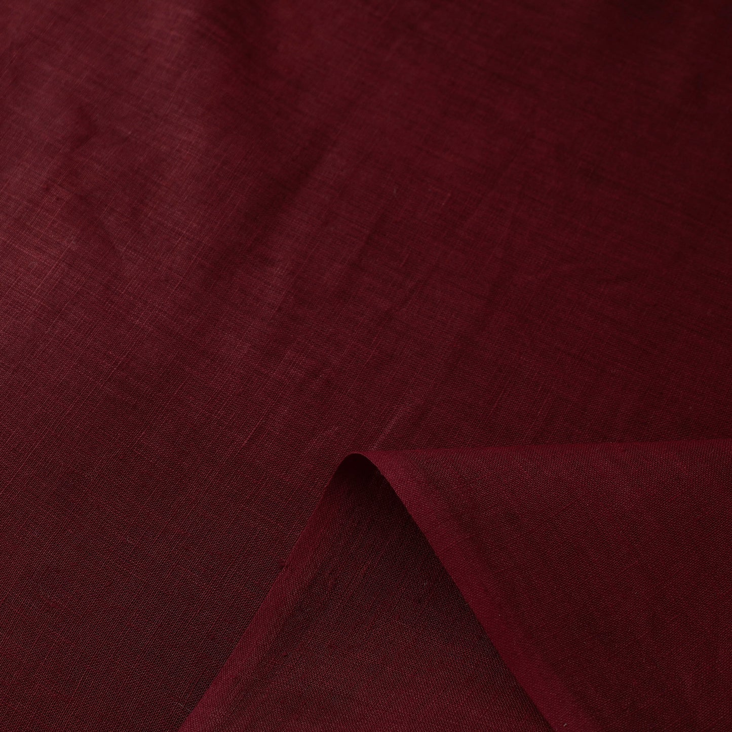 Maroon Handloom Pure Linen Bhagalpuri Fabric 06