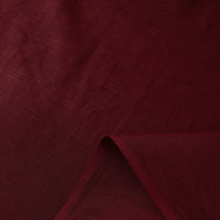 Maroon Handloom Pure Linen Bhagalpuri Fabric 06