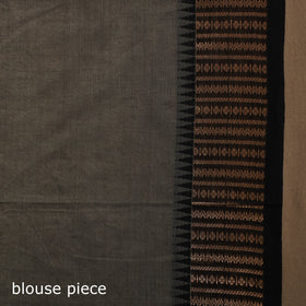 Grey Kandangi Chettinad Cotton Saree with Border