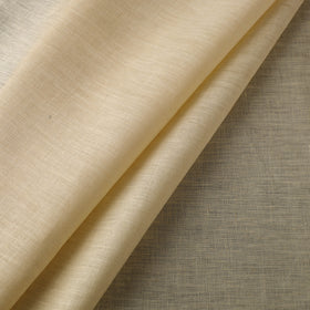  Yellow Handloom Pure Linen Bhagalpuri Fabric 