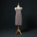 White - Bagh Hand Block Print Cotton Apron with Pocket 20