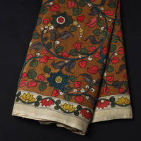 Silk Handpainted Srikalahasti Pen Kalamkari Fabric 03