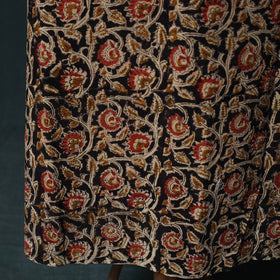 Pedana Hand Block Print Natural Dyed Cotton Kalamkari 2pc Unstitched Dress Material Kurta Set 06