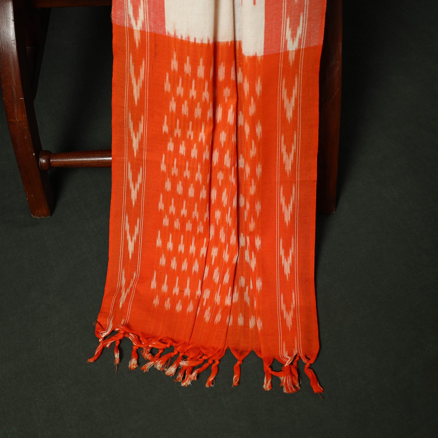 Pochampally Ikat Cotton 3pc Unstitched Dress Material Suit Set 03