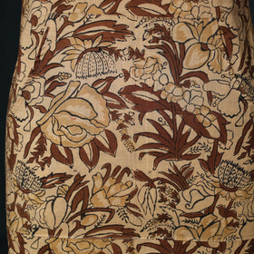 Brown - Sanganeri Hand Block Print Cotton Apron with Pocket 33