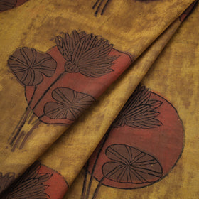 Pomegranate Peel Hand Block Print Cotton Fabric 01