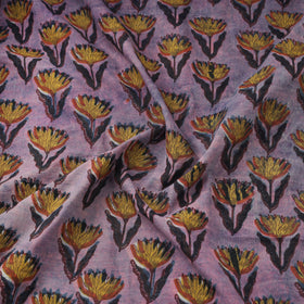 Pomegranate Peel Hand Block Print Cotton Fabric 03