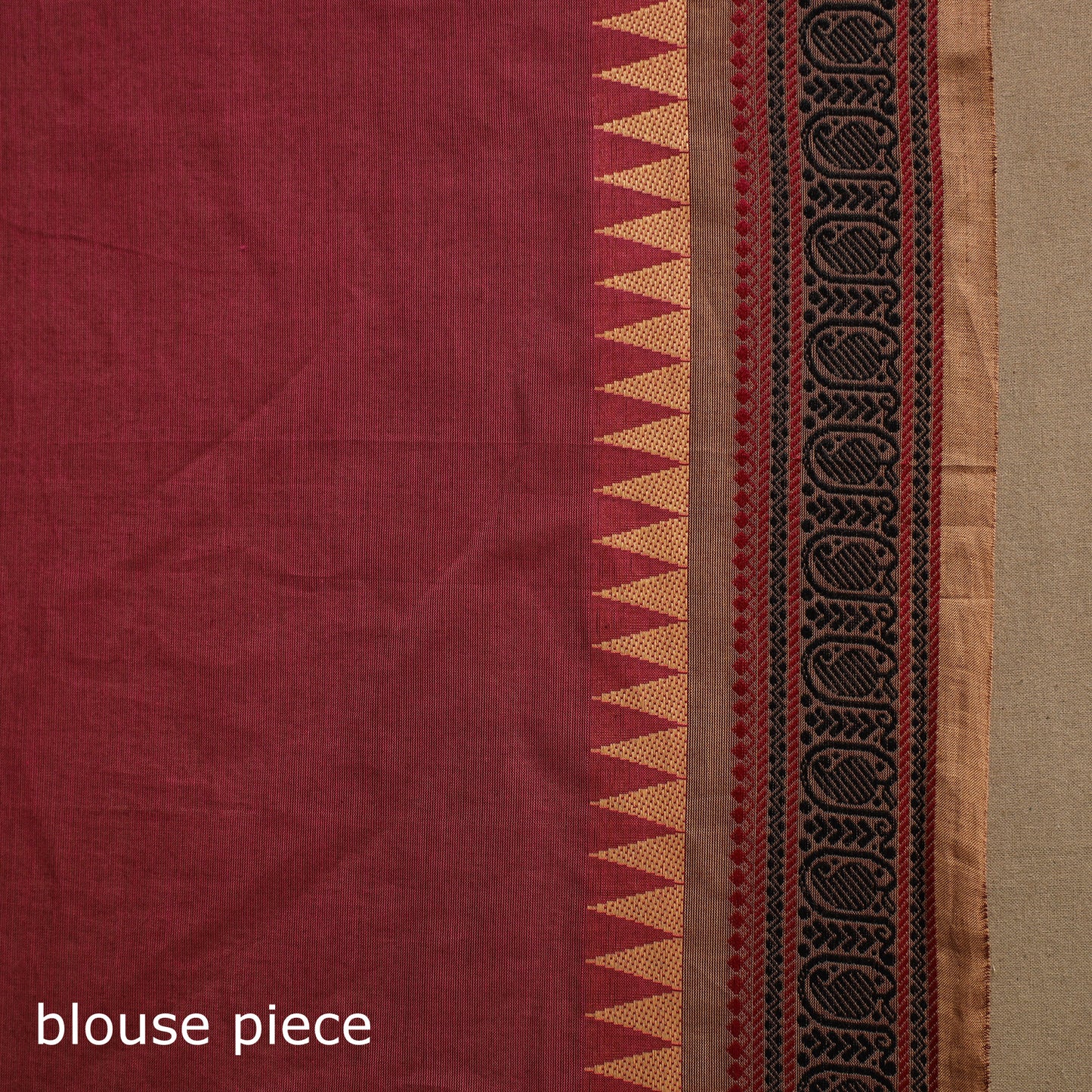 Pink - kandangi chettinad cotton saree with border 32