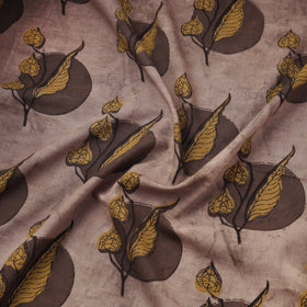 Pomegranate Peel Hand Block Print Cotton Fabric 07