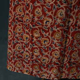 Pedana Hand Block Print Natural Dyed Cotton Kalamkari 2pc Unstitched Dress Material Kurta Set 13