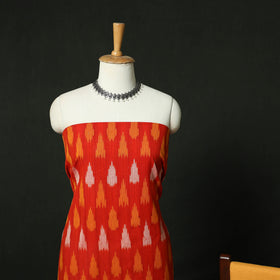 Pochampally Ikat Cotton 3pc Unstitched Dress Material Suit Set 08
